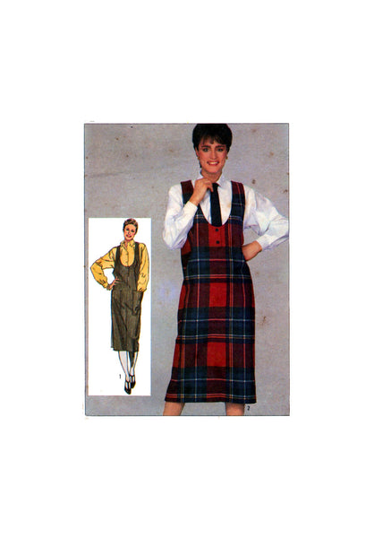 Simplicity 6984 Loose Fitting Jumper with U-Neckline, Deep Armholes and Shirt, Uncut, Factory Folded Sewing Pattern Size 12-16