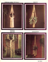 Macrame Portraits Book 1 - Vintage Macrame Patterns Instant Download PDF 24 pages
