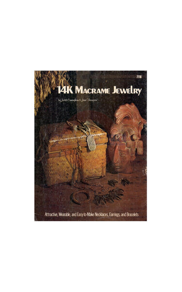 14K Macramé Jewelry Vintage Macrame Jewelry Patterns Instant Download PDF 24 pages