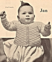Paragon Baby Book No 3 booklet - Vintage 50s - 11 Knitting Patterns Baby Clothes Instant Download PDF 20 pages