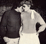 Patons 455 - 70s Knitting Patterns for Jumpers, Cardigans, Vests etc. for Men and Women Instant Download PDF 20 pages