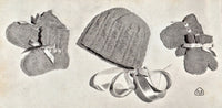 Patons Craft Book No. C.15 - Vintage 50s - 21 Knitting Patterns Baby Bootees Instant Download PDF 20 pages