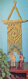 Vintage 70s Ramona Wall Hanging Pattern Instant Download PDF 2 + 2 pages