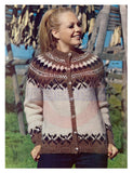 Reynolds Vol. 77 New Icelandic Fashions - Vintage 1960s Patterns For Knitted Icelandic Ponchos and Sweaters Instant Download PDF 24 pages