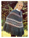 Reynolds Vol. 77 New Icelandic Fashions - Vintage 1960s Patterns For Knitted Icelandic Ponchos and Sweaters Instant Download PDF 24 pages
