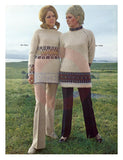 Reynolds Vol. 77 New Icelandic Fashions - Vintage 1960s Patterns For Knitted Icelandic Ponchos and Sweaters Instant Download PDF 24 pages