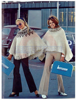 Reynolds Vol. 77 New Icelandic Fashions - Vintage 1960s Patterns For Knitted Icelandic Ponchos and Sweaters Instant Download PDF 24 pages