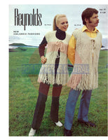 Reynolds Vol. 77 New Icelandic Fashions - Vintage 1960s Patterns For Knitted Icelandic Ponchos and Sweaters Instant Download PDF 24 pages