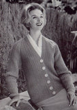 Patons 636 - Knitting Patterns for Women's Jacket, Skirt, Cardigan, Waistcoat, Jerkin, Sweater and Men's Sweater Download PDF 24 pages