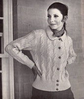 Villawool 151 - 60s Knitting Patterns for Women's Cardigans Instant Download PDF 16 pages