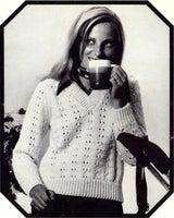 Patons 946 Winter Scene-stealers - 70s Knitting Patterns for Jumpers, Ponchos, Jackets etc. for Women Instant Download PDF 20 pages