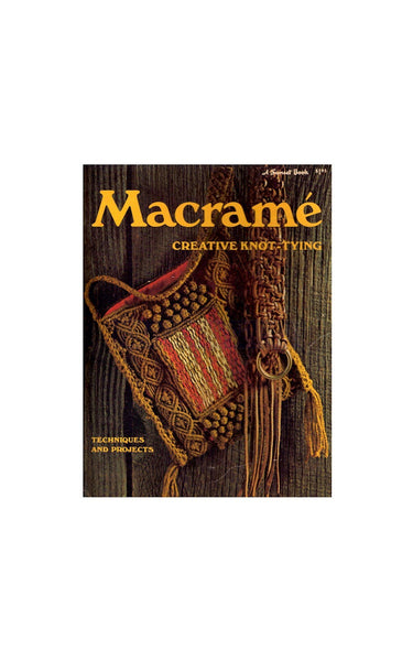 Macramé Creative Knot-tying 1973 Instant Download PDF 84 pages