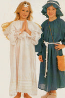 Angel and Shepherd Costumes, instructions for DRAFTING SEWING PATTERN pieces pdf 2 pages