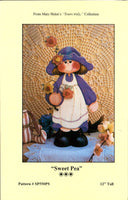 Gould Creations 550 Sewing Pattern Sweet Pea Doll 12 Inch Tall Uncut Factory Folded