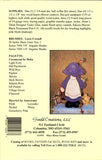 Gould Creations 550 Sewing Pattern Sweet Pea Doll 12 Inch Tall Uncut Factory Folded