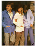 Patons Book 587 Eight Jacket, Vest and Jumper Knitting Patterns for Men and Women Instant Download PDF 16 pages