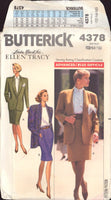 Butterick 4378 Sewing Pattern Jacket Skirt Size 12-14-16 Uncut Factory Folded
