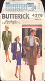 Butterick 4378 Sewing Pattern Jacket Skirt Size 12-14-16 Uncut Factory Folded