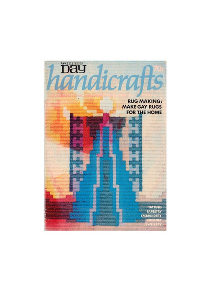 Woman's Day Handicrafts Part 6 - Rug Making, Tatting, Tapestry, Embroidery, Crochet, Jewellery Instant Download PDF 28 pages