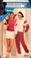 See&Sew 5513 Sewing Pattern Top Pants Shorts Size 6-18 Uncut Factory Folded