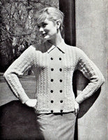 Patons 510 Knitting Book - Knitting Patterns for Ladies' Sweaters, Jumpers and Cardigans - Instant Download PDF 16 pages