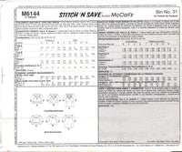 McCall's 6144 Children's and Girls' Tops and Dress, Sewing Pattern Size 3-6