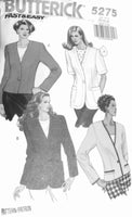 Butterick 5275 Sewing Pattern Women's Jackets Size 12-14-16 Uncut Factory Folded