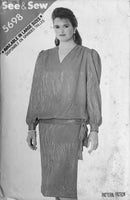 See&Sew 5698 Top Skirt Uncut, Factory Folded Sewing Pattern Size 20-22-24