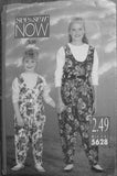 See&Sew 5628 Sewing Pattern Girls' Jumpsuit Top Size 7-8-10 Uncut Factory Folded