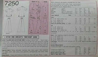 Simplicity 7250 Sewing Pattern Pullover Dress, Top Pants Size 12 Uncut Factory Folded