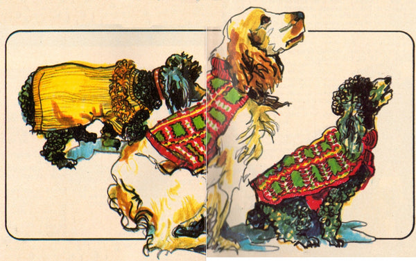 Vintage 70s Horse And Dog Accessories Patterns Instant Download PDF 3 pages