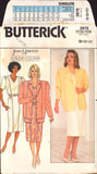 Butterick 3970 Jean Nidetch for Claudia Cooper Jacket and Dress, Uncut, Factory Folded Sewing Pattern Size 8-12