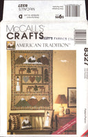 McCall's 8327 American Tradition Quilt, or Wall Hanging, Pillows and Xmas Stockings, Uncut, Factory Folded Sewing Pattern