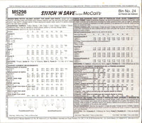 Stitch n Save 5298 Unlined Jacket, Top, Skirt and Pants, Uncut Factory Folded Sewing Pattern Size 6-12