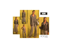 Vogue American Designer 1055 ADRI Jacket, Top, Skirt and Pants, Uncut, Factory Folded Sewing Pattern Size 6-8-10-12