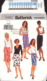 Butterick 3392 Sewing Pattern Petite Skirt Size 6-8-10 Uncut Factory Folded