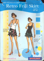 Get Creative Retro Frill Skirt Sewing Pattern Skirt Size 8-16 Uncut Factory Folded