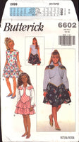 Butterick 6602 Sewing Pattern Girls' Jacket and Dress 12-14 Uncut Factory Folded