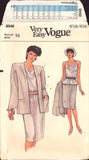 Vogue 8948 Jacket, Top, Skirt, Uncut Factory Folded Sewing Pattern Size 10