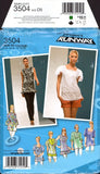 Simplicity 3504 Sewing Pattern Top Size 4-12 Uncut Factory Folded