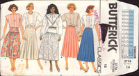 Butterick 3774 Sewing Pattern Skirt Size 10 OR 14  Uncut Factory Folded