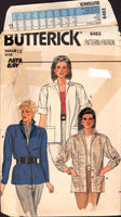 Butterick 6463 Loose-Fitting Below Hip Jacket with Long or Short Sleeves, Uncut, Factory Folded Sewing Pattern Size 12