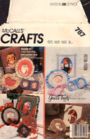McCall's Crafts 787 Yours Truly Set of Themed Picture Frames: Oval, Country, Baby, Christmas, Victorian Uncut Sewing Pattern