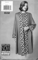 See&Sew 4132 Sewing Pattern Dress Coat Size 12-14-16 Uncut Factory Folded