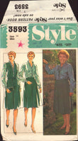 Style 3593 Sewing Pattern Jacket, Blouse, Skirt Size 14, Uncut, Factory Folded