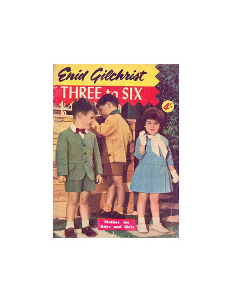 Enid Gilchrist - Three to Six - Drafting Book -  Instant Download PDF 52 pages