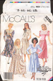 McCall's 3256 Dress with Collar Variations, Shaped Waistline and Full Gathered Skirt, Sewing Pattern Size 12