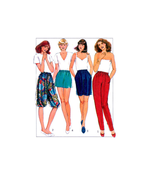 Style 3618 Set of Trousers and Shorts in Two Lengths, Uncut, Factory Folded Sewing Pattern Size 10