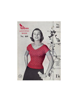 Patons 460 - 50s Knitting Patterns for Tops and Cardigans for Women Instant Download PDF 16 pages