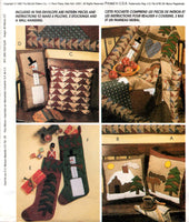 McCall's 8327 American Tradition Quilt, or Wall Hanging, Pillows and Xmas Stockings, Uncut, Factory Folded Sewing Pattern